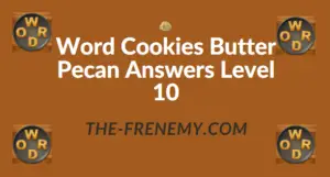 Word Cookies Butter Pecan Answers Level 10