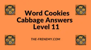 Word Cookies Cabbage Level 11 Answers