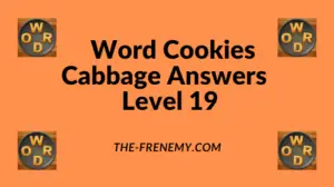 Word Cookies Cabbage Level 19 Answers
