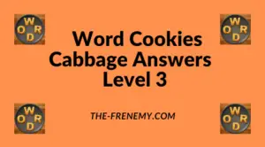 Word Cookies Cabbage Level 3 Answers