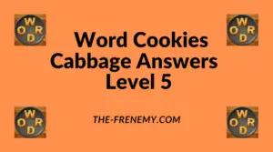 Word Cookies Cabbage Level 5 Answers