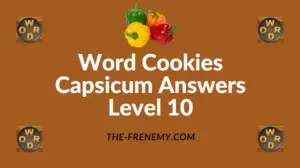Word Cookies Capsicum Answers Level 10