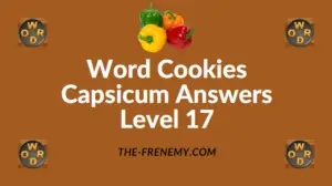 Word Cookies Capsicum Answers Level 17