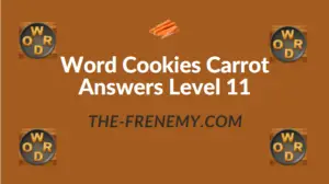 Word Cookies Carrot Answers Level 11