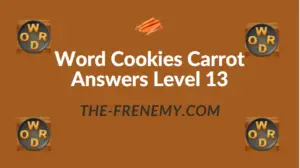 Word Cookies Carrot Answers Level 13