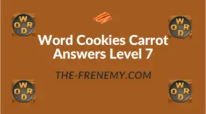 Word Cookies Carrot Answers Level 7