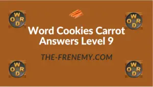Word Cookies Carrot Answers Level 9