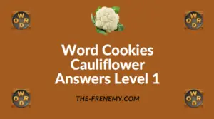 Word Cookies Cauliflower Answers Level 1