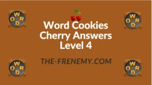 Word Cookies Cherry Answers Level 4