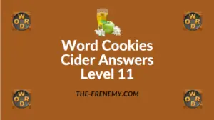 Word Cookies Cider Answers Level 11