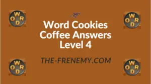Word Cookies Coffee Answers Level 4