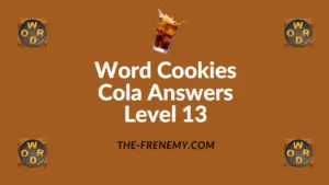 Word Cookies Cola Answers Level 13