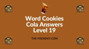 Word Cookies Cola Answers Level 19