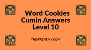 Word Cookies Cumin Level 10 Answers