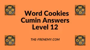 Word Cookies Cumin Level 12 Answers