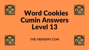 Word Cookies Cumin Level 13 Answers