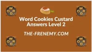 Word Cookies Custard Level 2 Answers