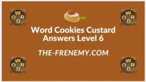 Word Cookies Custard Level 6 Answers