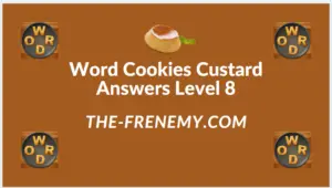 Word Cookies Custard Level 8 Answers