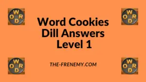 Word Cookies Dill Level 1 Answers