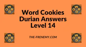 Word Cookies Durian Level 14 Answers