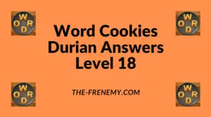 Word Cookies Durian Level 18 Answers