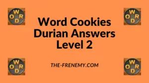 Word Cookies Durian Level 2 Answers