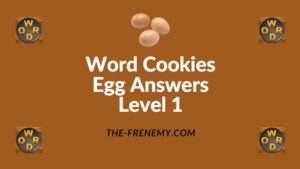 Word Cookies Egg Answers Level 1