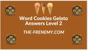 Word Cookies Gelato Level 2 Answers