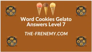 Word Cookies Gelato Level 7 Answers