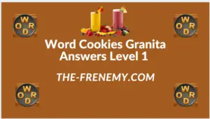 Word Cookies Granita Level 1 Answers