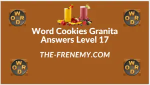 Word Cookies Granita Level 17 Answers