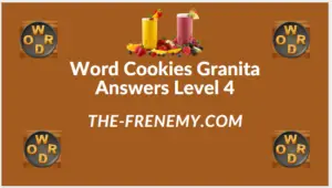 Word Cookies Granita Level 4 Answers