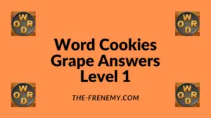 Word Cookies Grape Level 1 Answers
