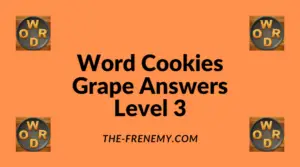 Word Cookies Grape Level 3 Answers