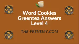 Word Cookies Greentea Answers Level 4
