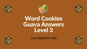 Word Cookies Guava Answers Level 3
