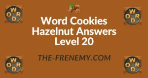 Word Cookies Hazelnut Answers Level 20