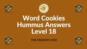 Word Cookies Hummus Answers Level 18