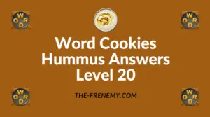 Word Cookies Hummus Answers Level 20