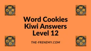 Word Cookies Kiwi Level 12 Answers