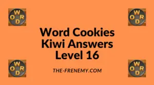 Word Cookies Kiwi Level 16 Answers