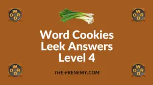Word Cookies Leek Answers Level 4