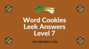 Word Cookies Leek Answers Level 7