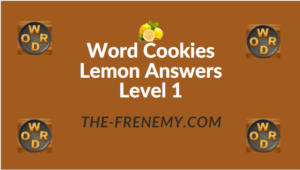 Word Cookies Lemon Answers Level 1