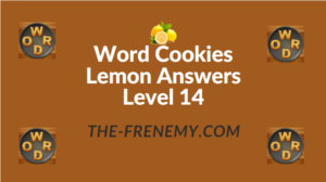 Word Cookies Lemon Answers Level 14