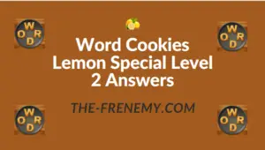 Word Cookies Lemon Special Level 2 Answers