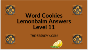 Word Cookies Lemonbalm Level 11 Answers
