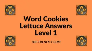 Word Cookies Lettuce Level 1 Answers