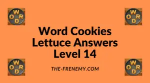 Word Cookies Lettuce Level 14 Answers